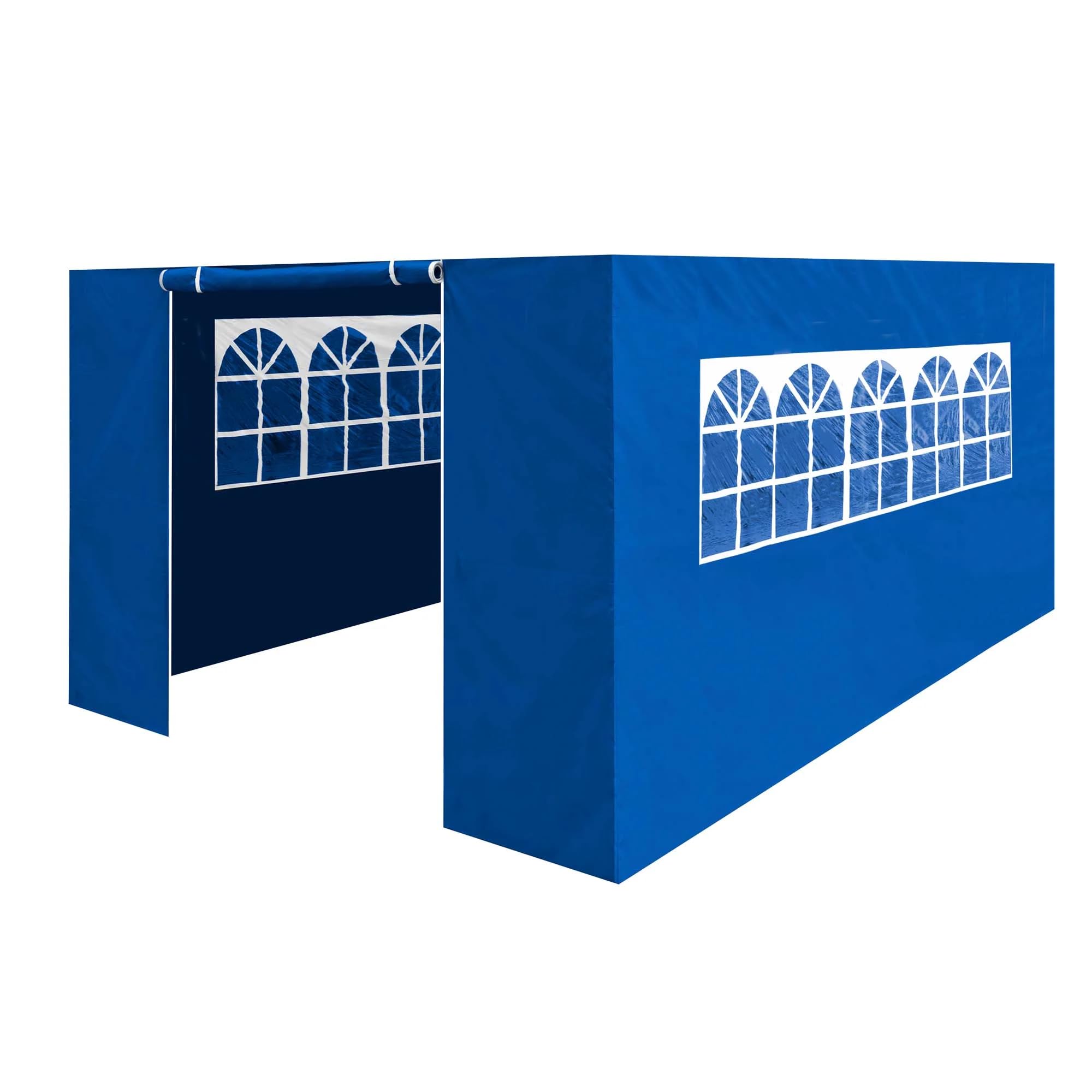 Dellonda Premium Side Walls/Doors/Windows for Gazebo/Marquee, Fits 3 x 4.5m Models - Blue - DG151