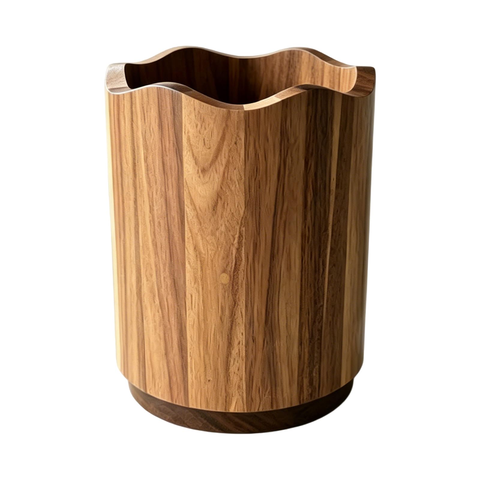 MURYE Handcrafted Wood Rotating Organiser Perfect for Storing Various Cooking Tool Kitchen Countertop Storage Box Cutlery Storage Box