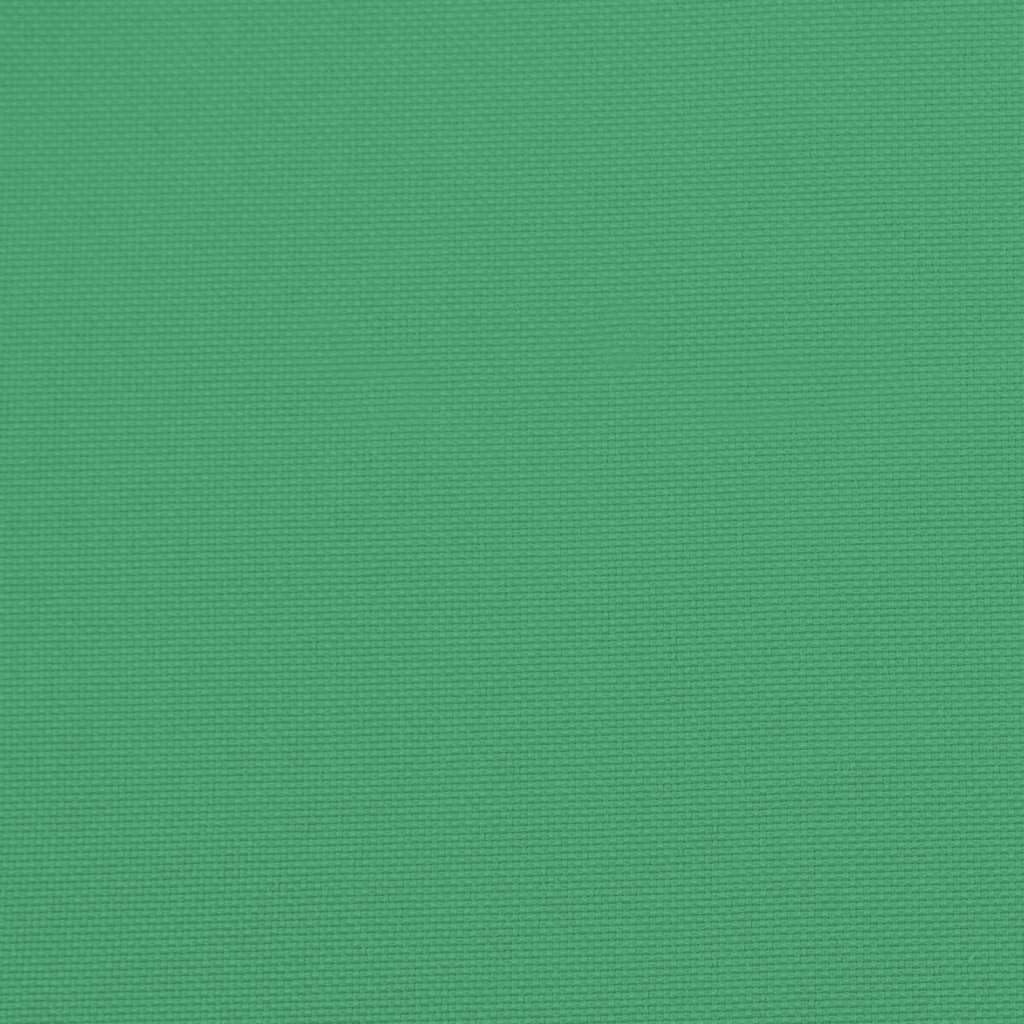 vidaXL Cojín de Banco de jardín Tela Oxford Verde 180x(50+50) x7 cm