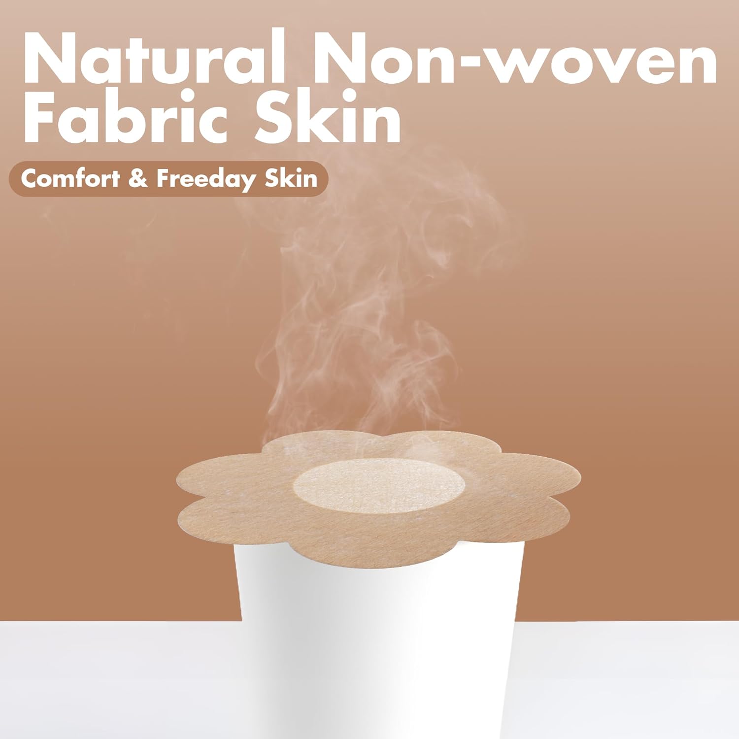 60 Pcs Pasties Nipple Covers for Women - Disposable Nipple Pasties No-Show Nipple Stickers Nipple Tape - Image 4