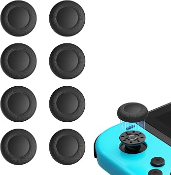 NEWDERY Joystick Replacement Caps Thumb Grips for Nintendo Switch/OLED/Lite