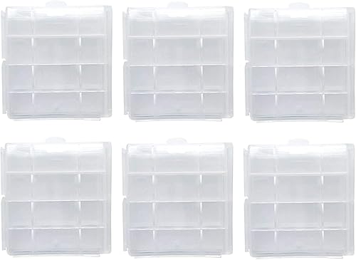 Estuche para batería AAAAA, contenedor compacto y portátil, organizador de plástico aislante, estuche protector de batería transparente para viajes,