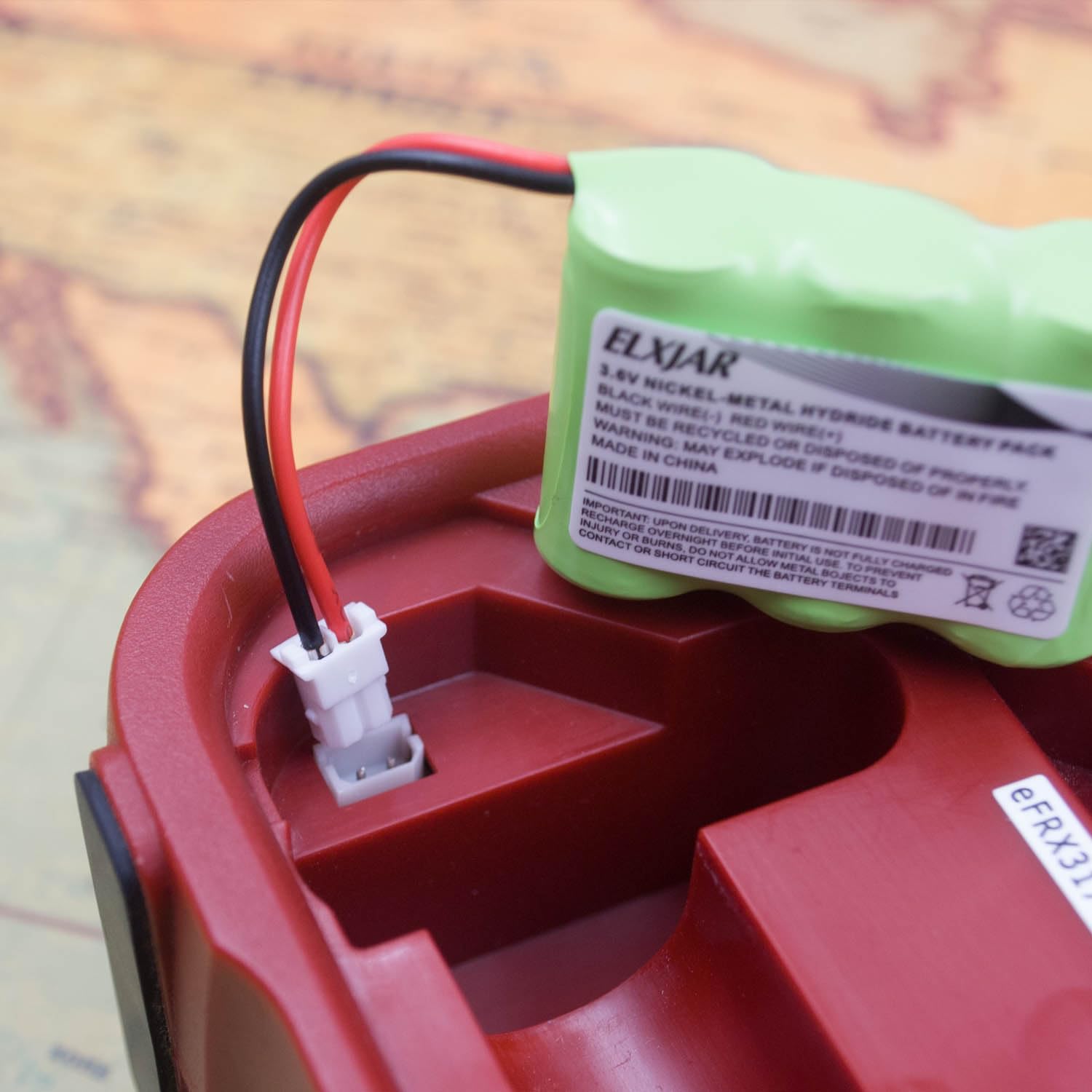 Coonyard (2-Pack) 2/3AA600 3.6V 600mAh Ni-MH Battery Pack, fits Kaito KA500 KA550 KA600 and fits Eton FRX3+/FRX3 Plus/ FR200 FR250 FR300 FR350 FR370 FR400 FR600 Voyager V2 Weather Radios