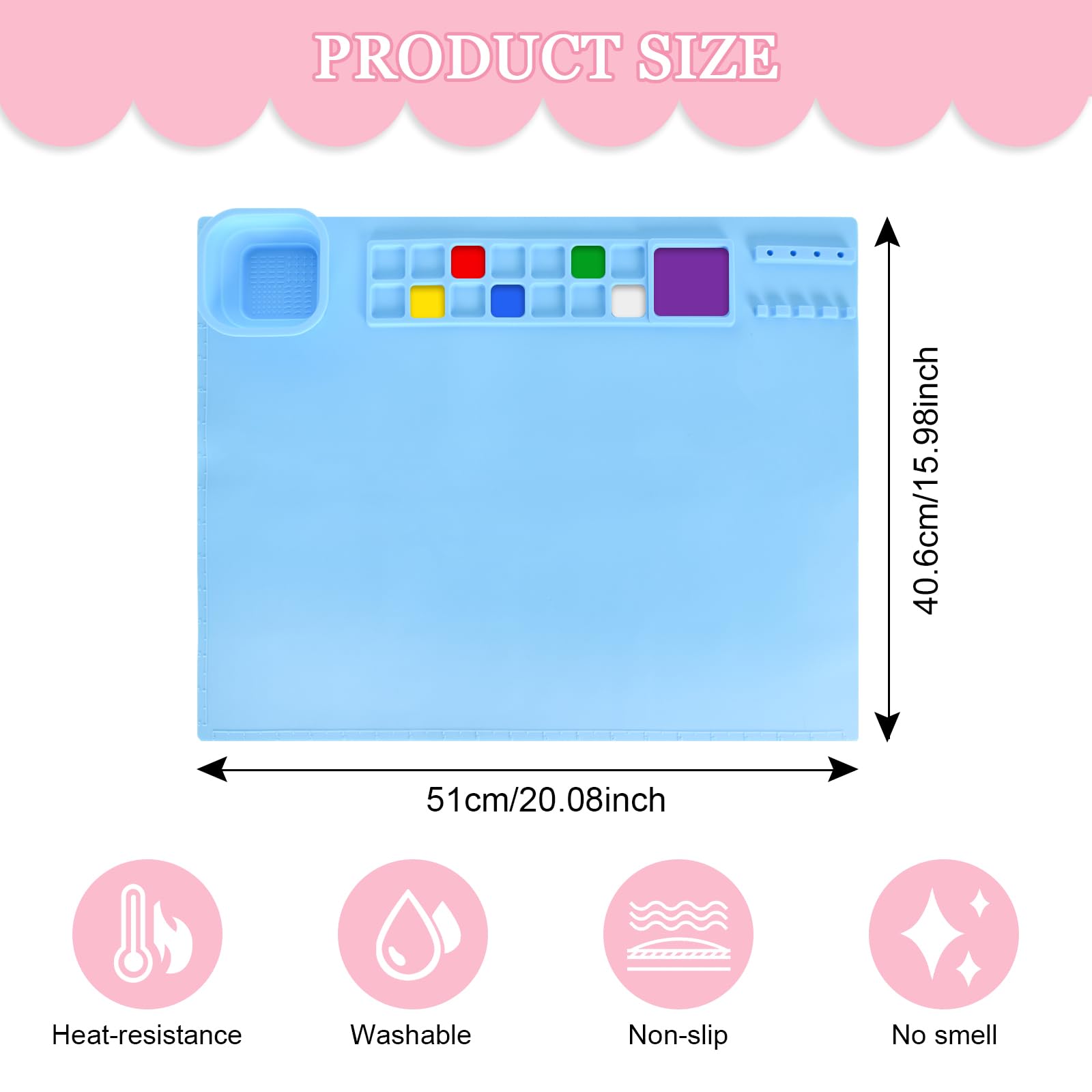 Tapete De Pintura De Silicona Para Niños