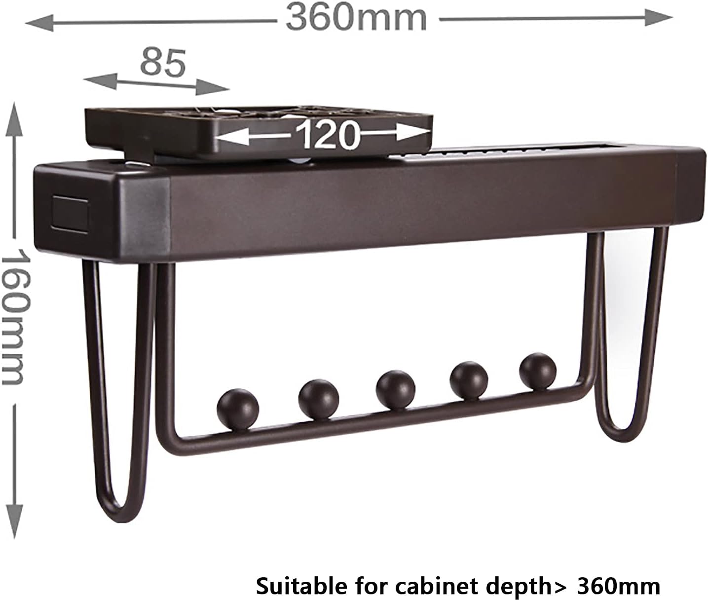 Closet Pants Hanger Bar,Cabinet Organizers Pants Rack Pant Hanger,for Space Saving and Storage,Easy to Install