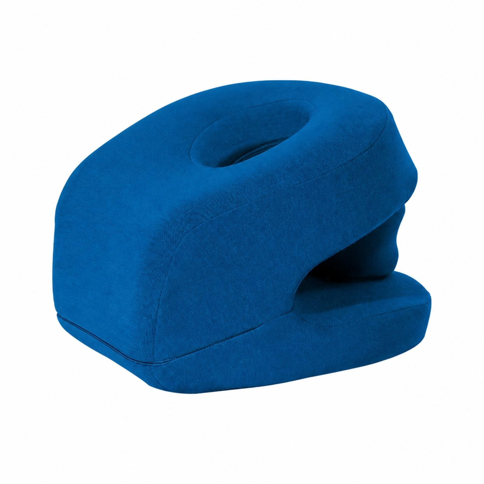 Almohada Ergonómica con Núcleo Espuma Viscoelástica Ergonómico Cojín Espuma Viscoelástica Funda Extraíble para Estudio, Viaje,