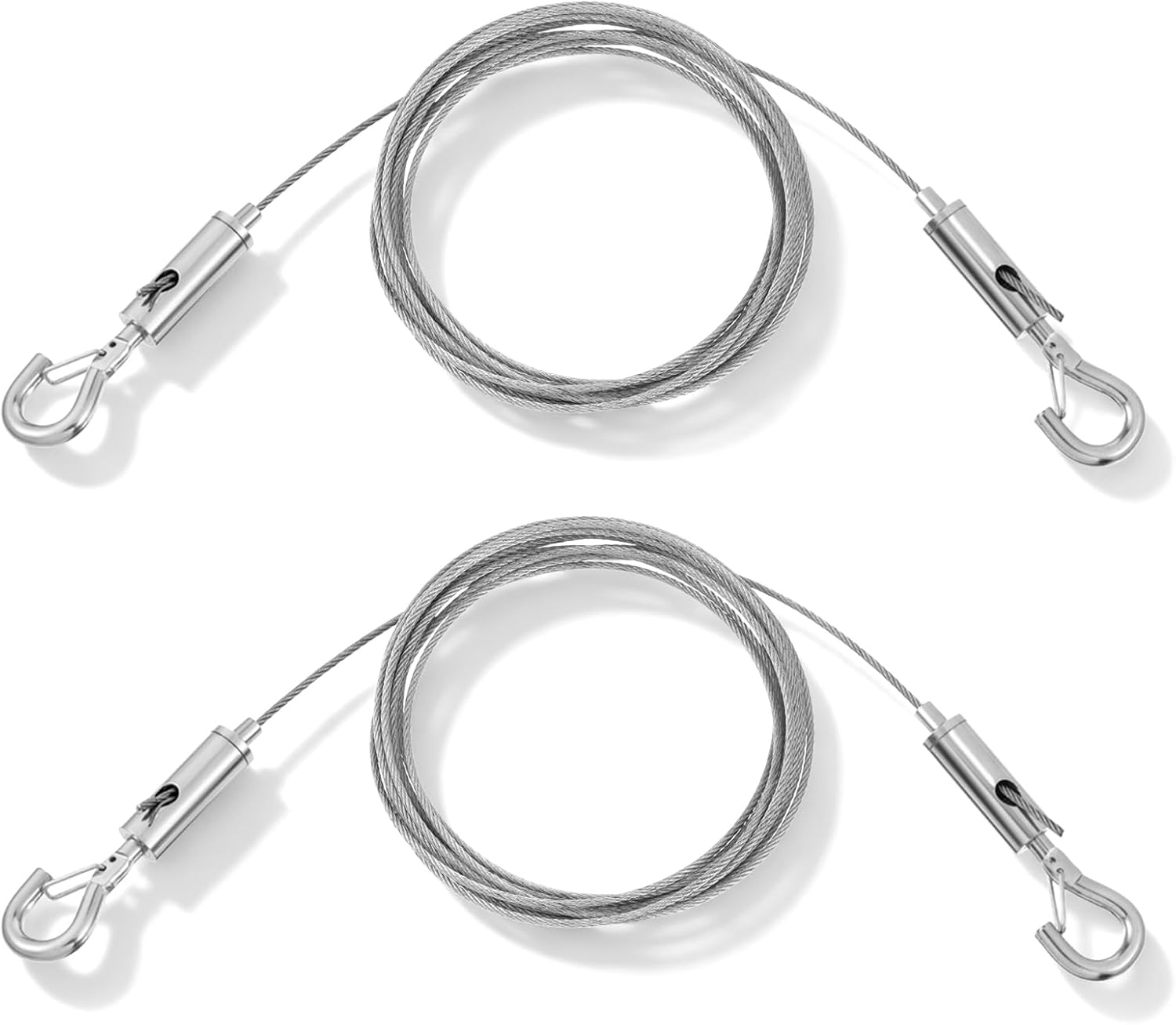 2 Pack Picture Wire Heavy Duty, Wire for Hanging Pictures, Adjustable Picture HangingWire for Mirrors, Frames, Lamps, Billboards, Flowerpot, 3.1m X 1.5mm, Holds up to 66lbs