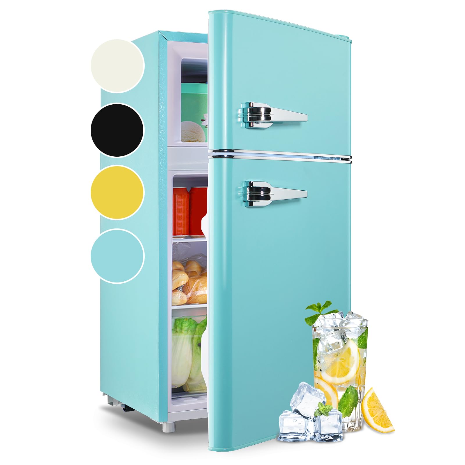 Amazon.com: WANAI 3.5 Cu.ft Refrigerators Full-sized Fridge with