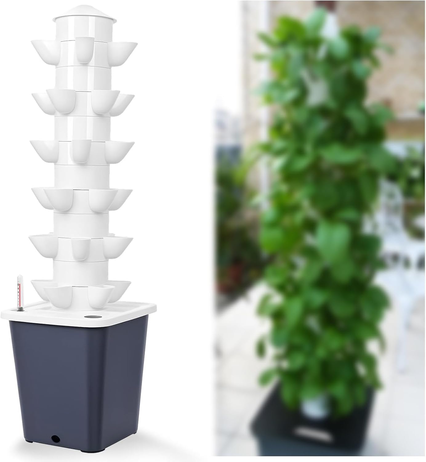 Système de jardinage d'intérieur vertical pour légumes et herbes