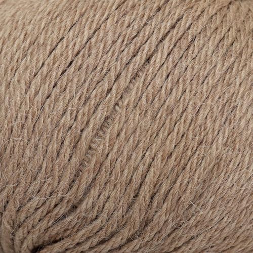 Conjunto de 3 novelos de lã de alpaca para bebês 100% Peso DK - Feito no Peru - Celestial macio e pe