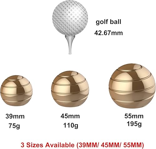 Miniatura 32 de Kinetic - Pelota de juguete de escritorio, juguetes giratorios cinéticos de escritorio de 1.54 pulgadas, ilusión óptica, juguetes para ansiedad