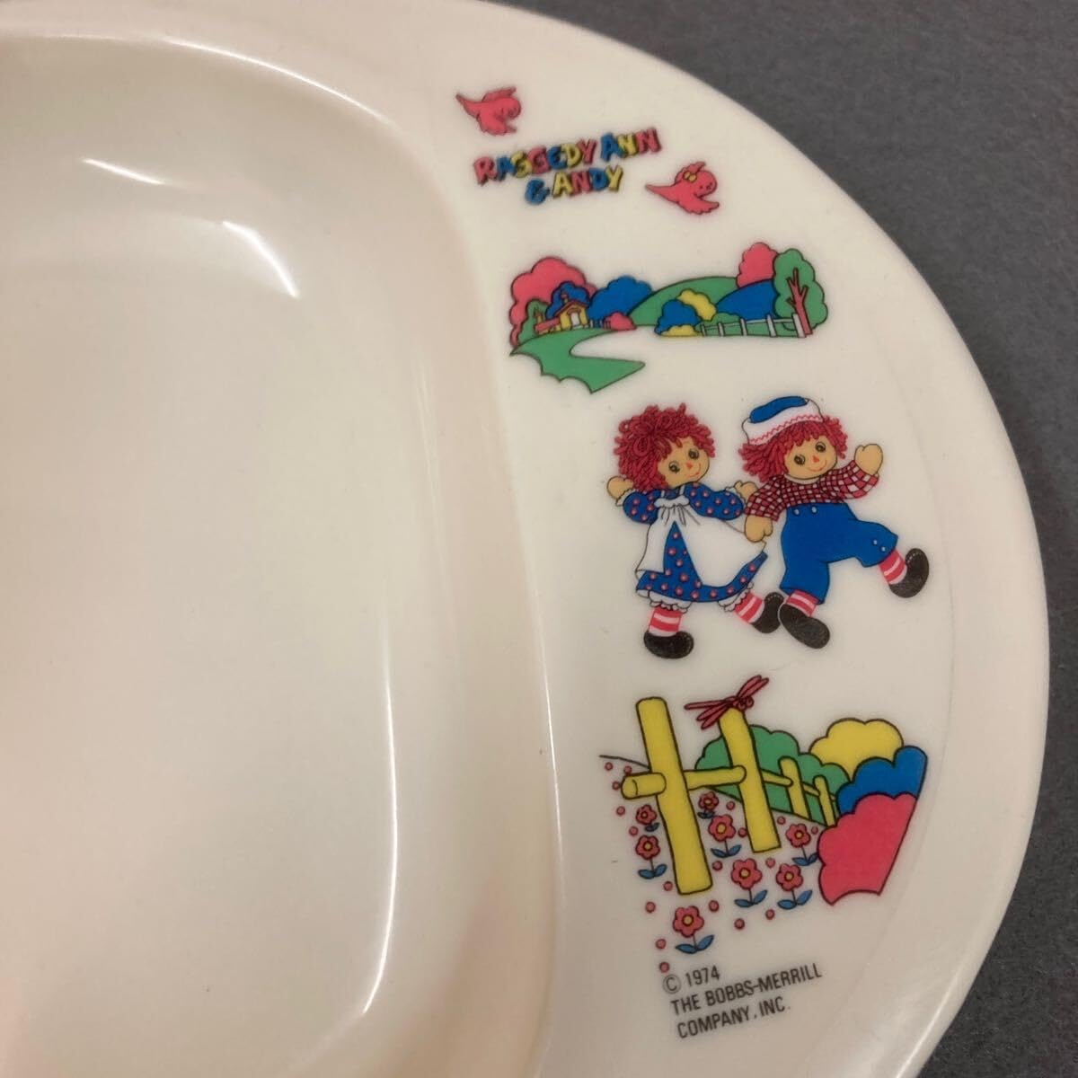 Amazon.co.jp: ラガディ アン＆アンディ なかよし小皿 1974年 当時物