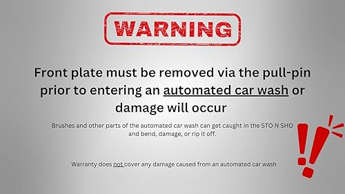 Miniatura 7 de STO N SHO Soporte de placa frontal compatible con Ford Mach-E GT 2021-2025 (SNS279a)