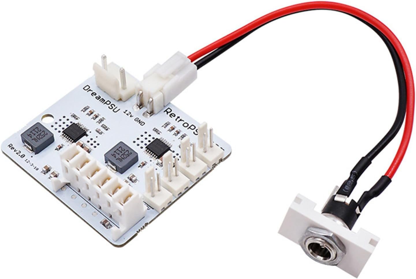 CHICHIYANG Plug and Play Rev2.0 12V Power Supply Kit for SEGA Dreamcast Console Accessories