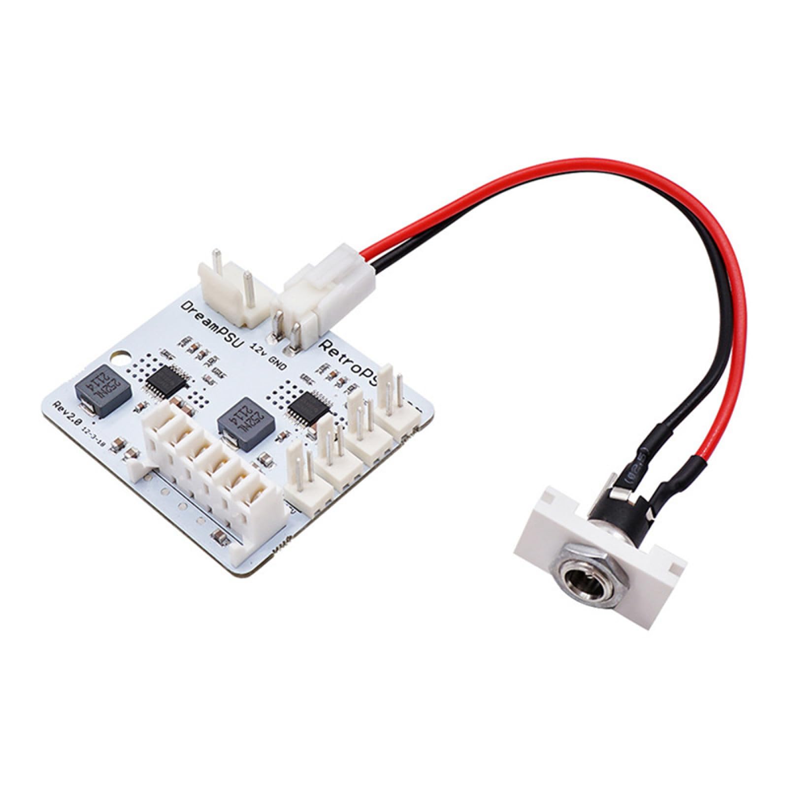 Rev2.0 Kit d'alimentation de rechange pour console SEGA Dreamcast 12 V Plug and Play