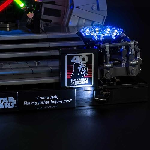 Miniatura 8 de Light My Bricks Kit de luces compatible con Lego Star Wars Emperor's Throne Room Diorama 75352 (juego no incluido)