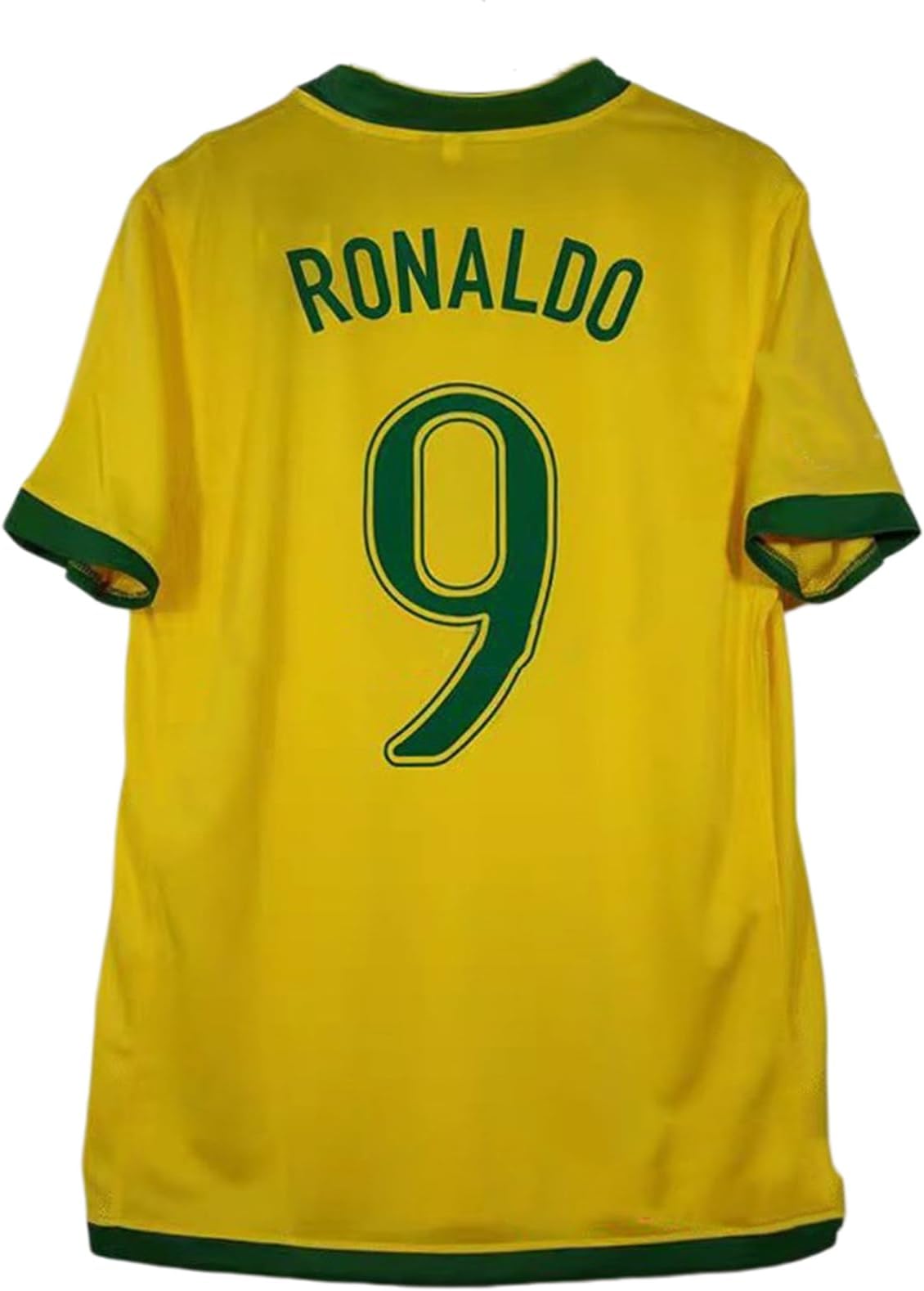 復古 2006年 ワールドカップ 9番 ロナウド ユニフォーム サッカージャージ 半袖 Tシャツ 記念版 大人 のトレーニングウェア 上着 通気 速乾ジャージ男女 兼用 ﻿ [並行輸入品]