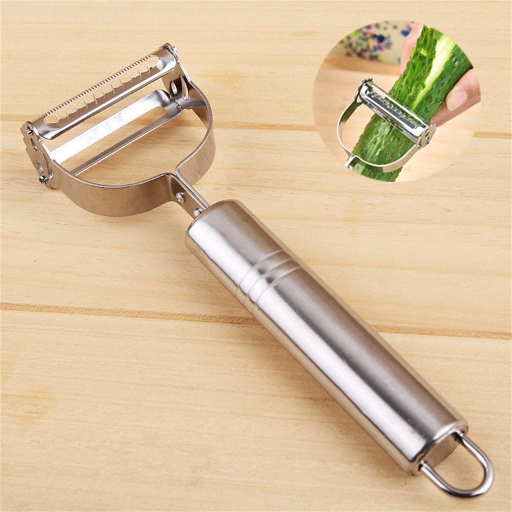 JFDBGU Stainless Steel Potato Cucumber Carrot Grater Peeler Vegetable Fruit Peeler