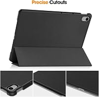 Kepuch Huawei MatePad 11.5 2023 Tok Fekete Smart PU Bőr Védőtok - black 6