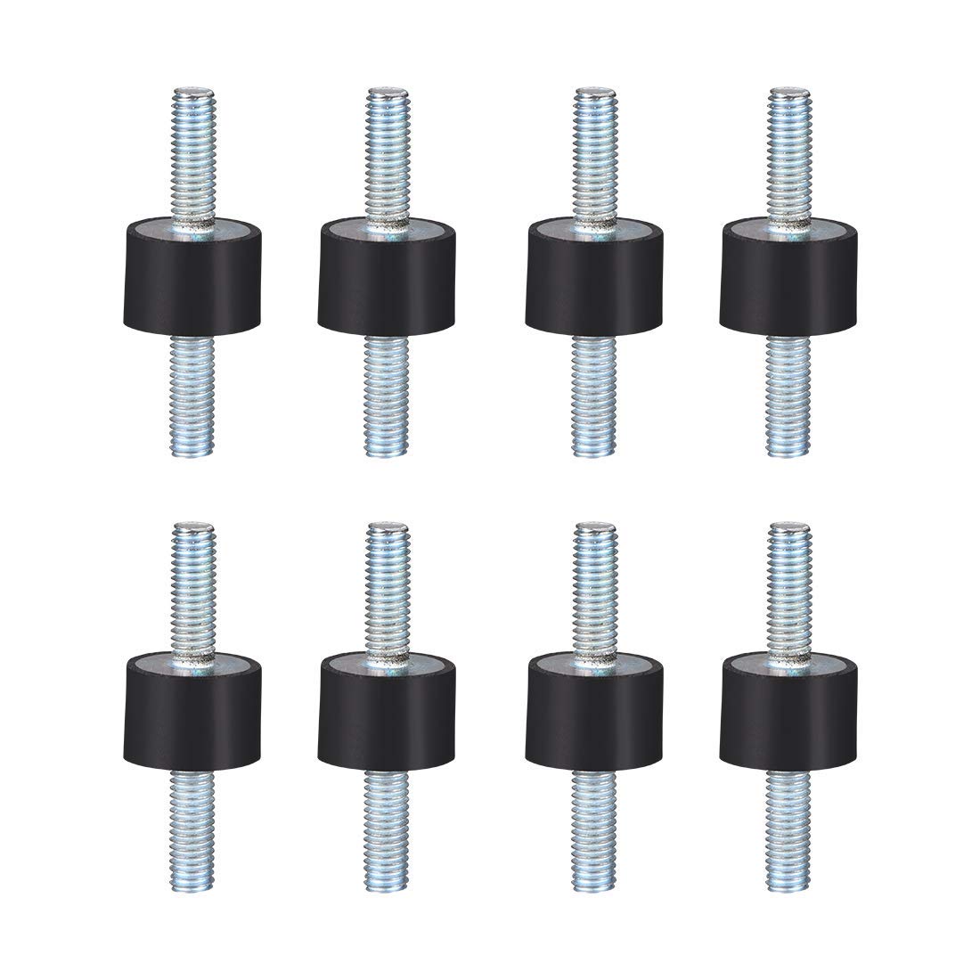 XYWHPGV Vibration Isolators Rubber Mounts 15x10mm with Studs M5x15mm 8pcs (476c0 03fc8 09252 b0e2b f0842 cdc2e