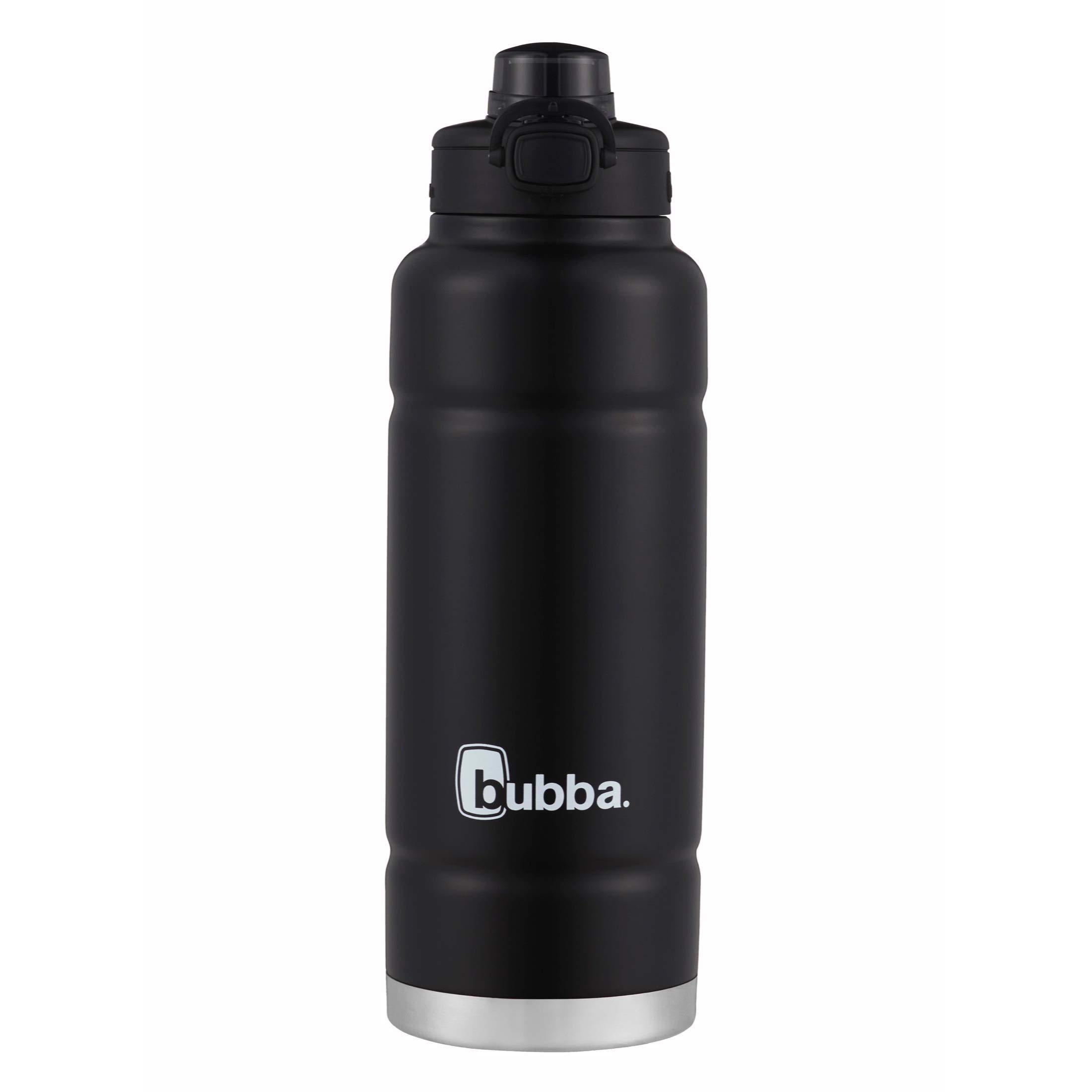 BubbaTrailblazer 40oz Vacuum-Insulated Stainless Steel Water Bottle with Push-Button Leakproof Lid, Keeps Drinks Cold up to 24hrs or Hot up to 12hrs, Great for Travel, Work, School, Licorice