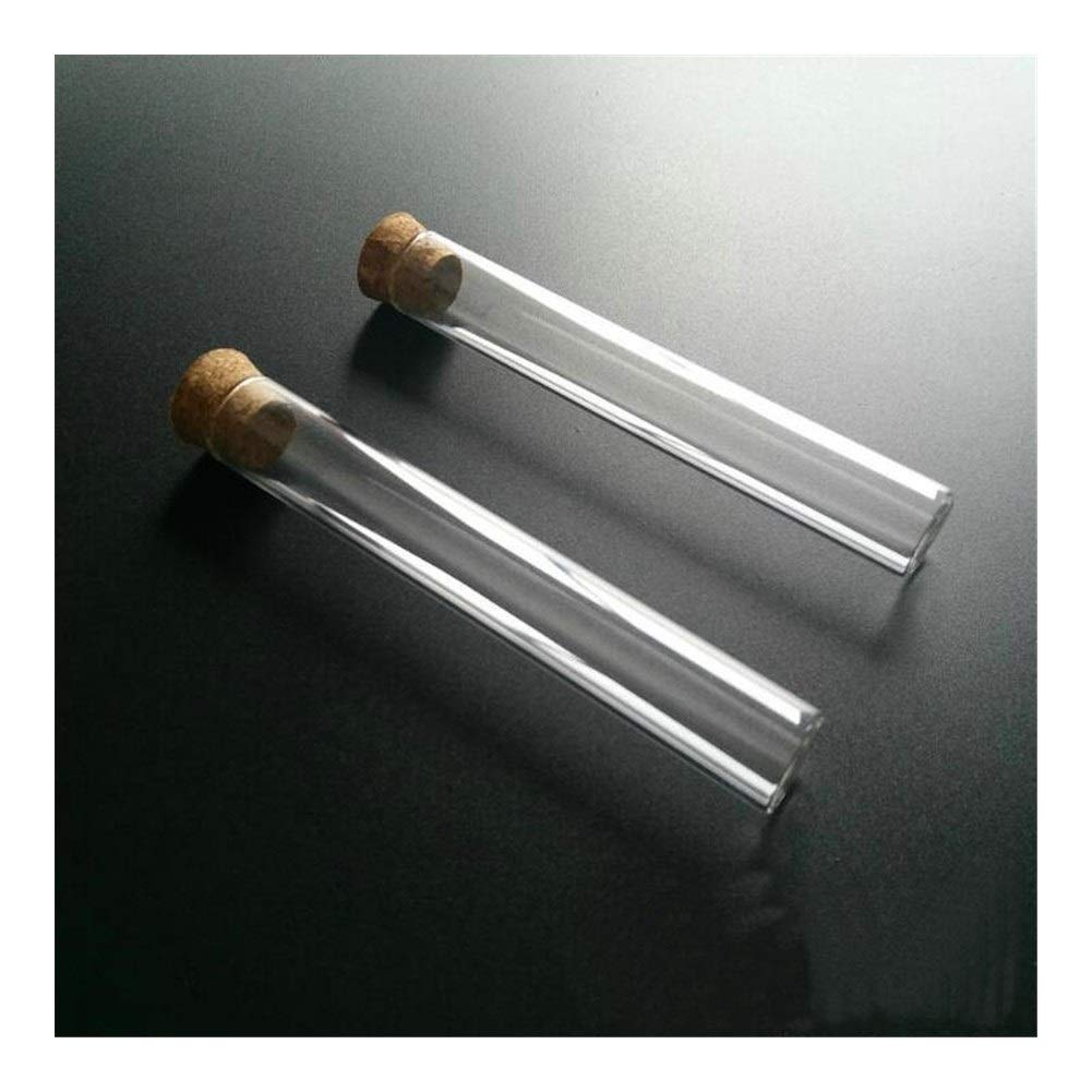 Małe probówki, 24 sztuk/partia szklana probówka z płaskim dnem, 15x100mm, z korkami, do rodzajów testów, łatwy w użyciu