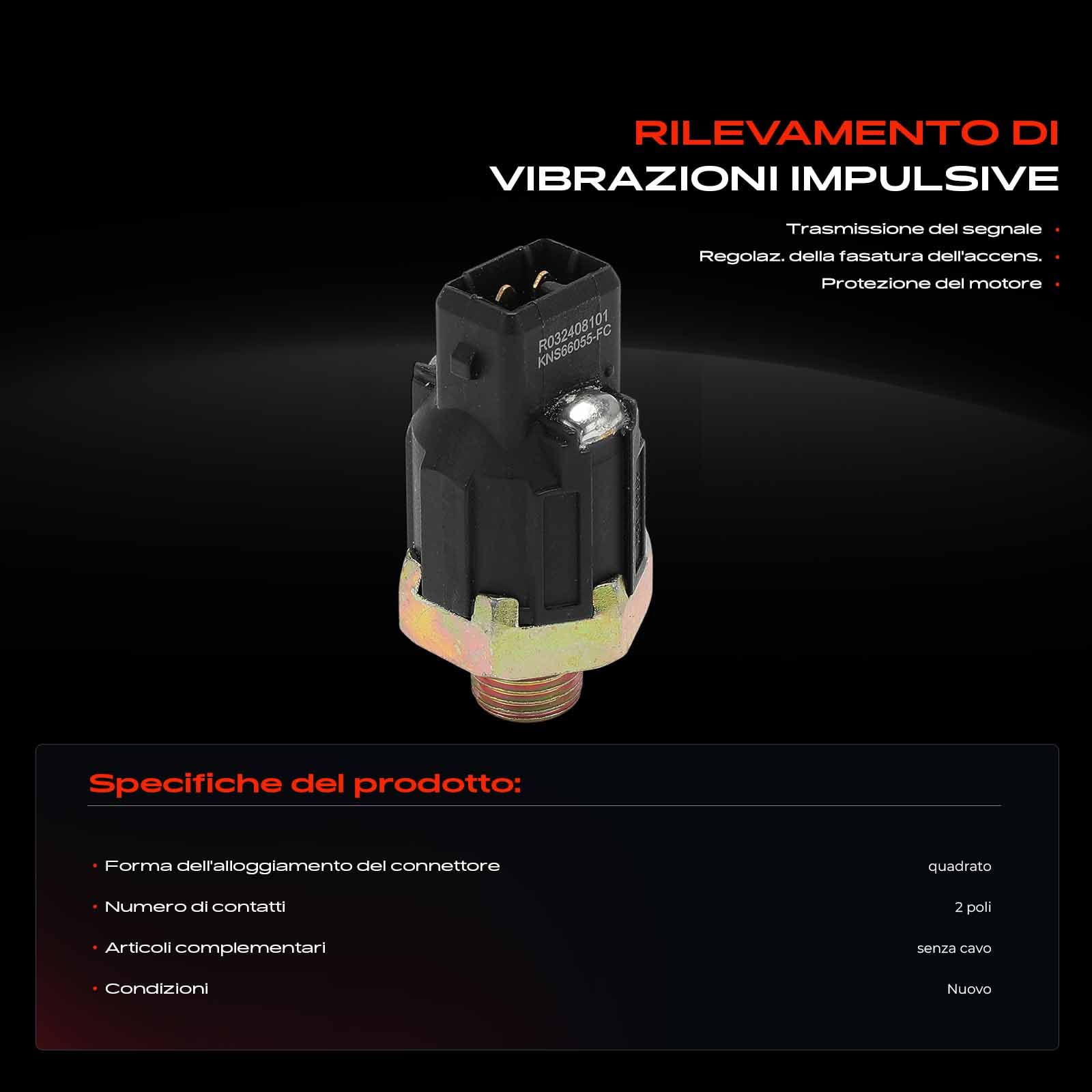 Frankberg Sensore di detonazione Compatibile Clio IV BH Logan MCV Kangoo KW0 7700866055