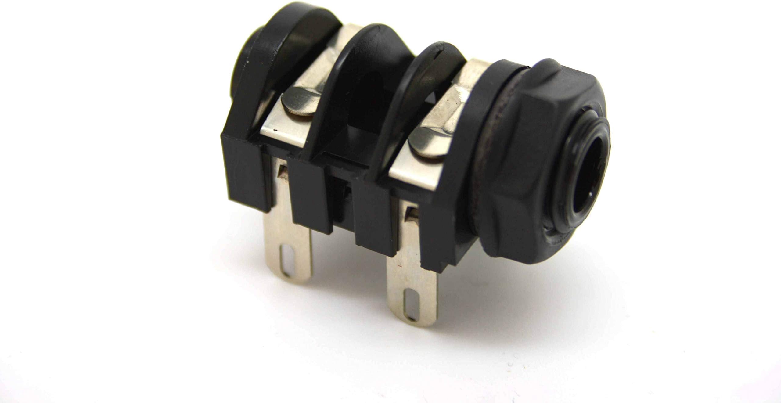 Jack - Mono Input, Black Plastic Nut, Cliff UK, Replacement for Marshall