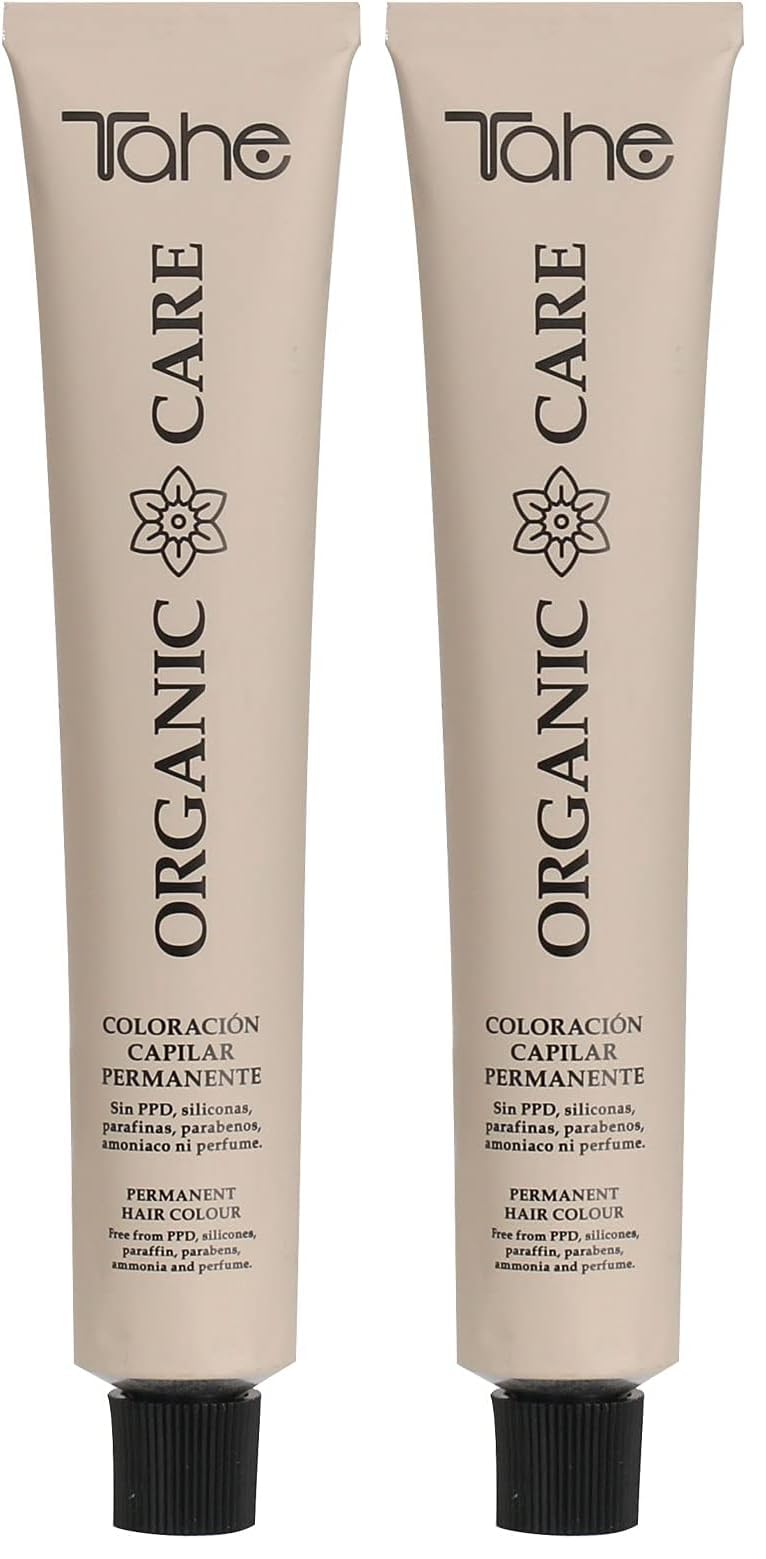 Tahe Organic Care Tinte Orgánico Permanente para el cabello de larga duración Sin Amoniaco, 100 ml, Tono 4 Castaño Medio — view 10