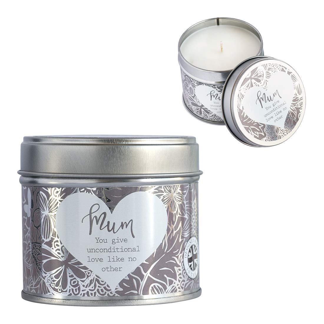 Said With Sentiment Multicolour Arora 7355 -Candle In A Tin Mum, One Size