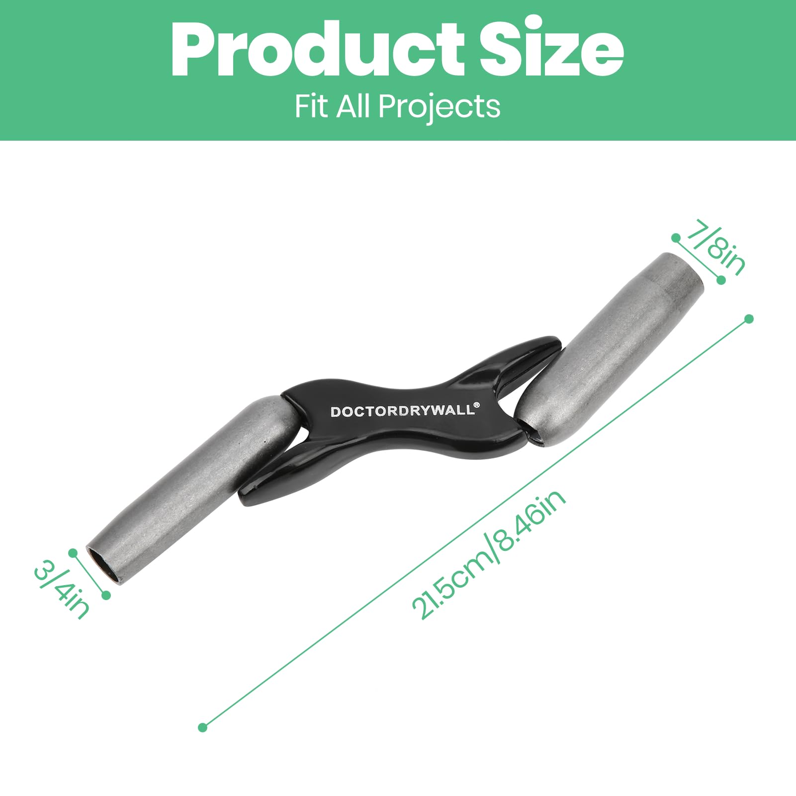 Brick Jointer Tools - 4 Sizes for Masonry -2