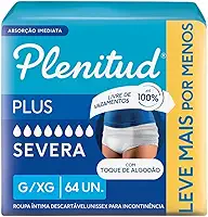 Plenitud Roupa Íntima Plus para Incontinência G/XG - 64 un