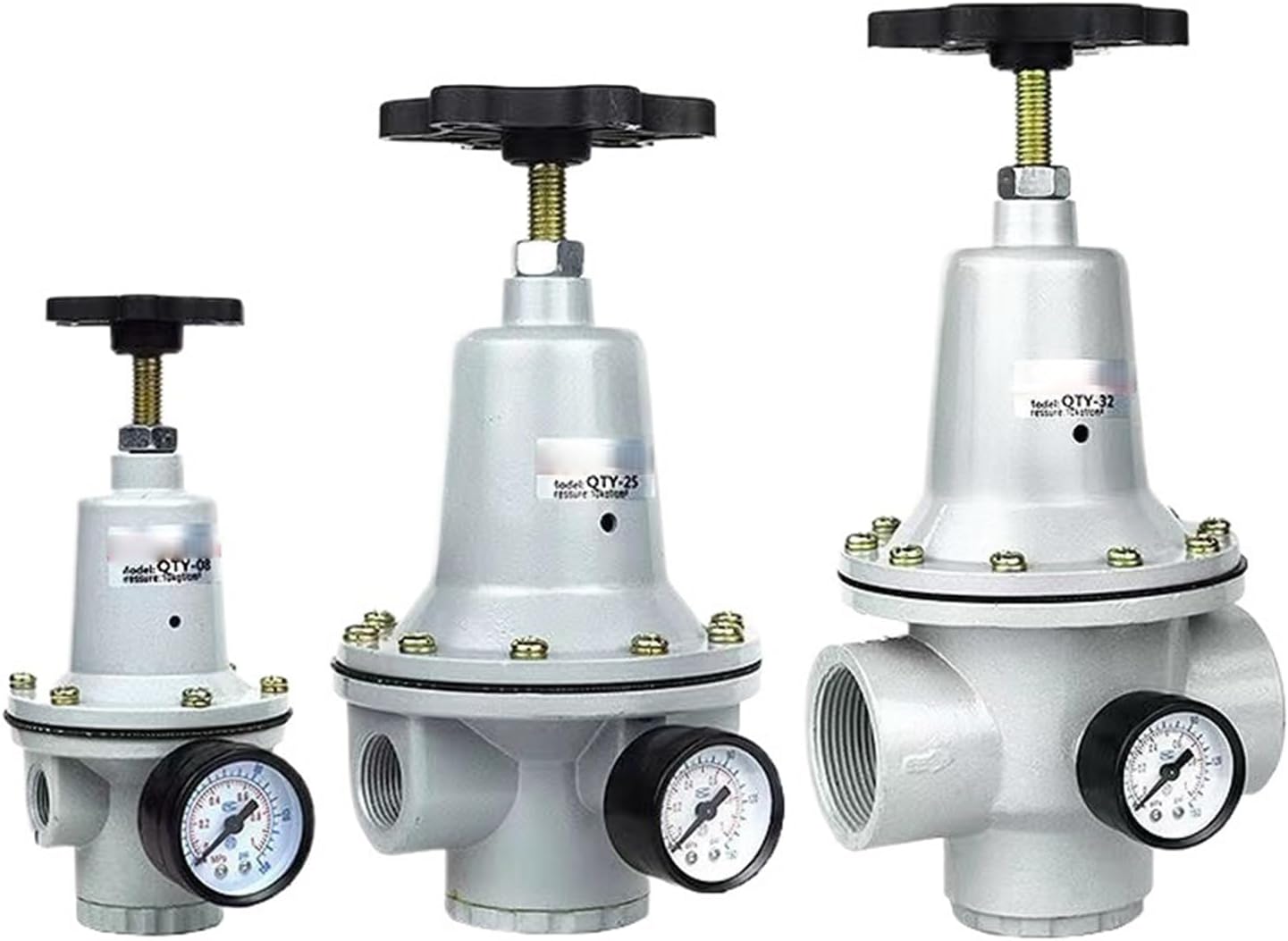 1 PCS Air Regulator Qty-8 QTY-10 QTY-15 QTY-20 QTY-25 QTY-32 QTY-40 QTY-50 Air Treatment Pneumatic Regulator Tool(Color:Qty-8)