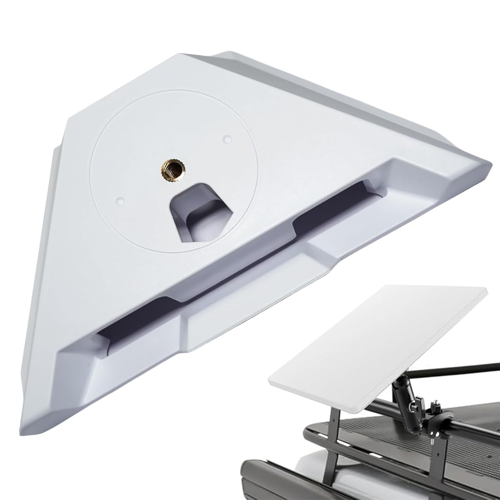 Adapter statywy do mocowania Starlink Mini Mount Adapter z gwintowanym mocowaniem 1/4"-20 z tworzywa sztucznego, kompatybilny ze statywami, kamperami i instalacjami zewnętrznymi, lekki, pasuje