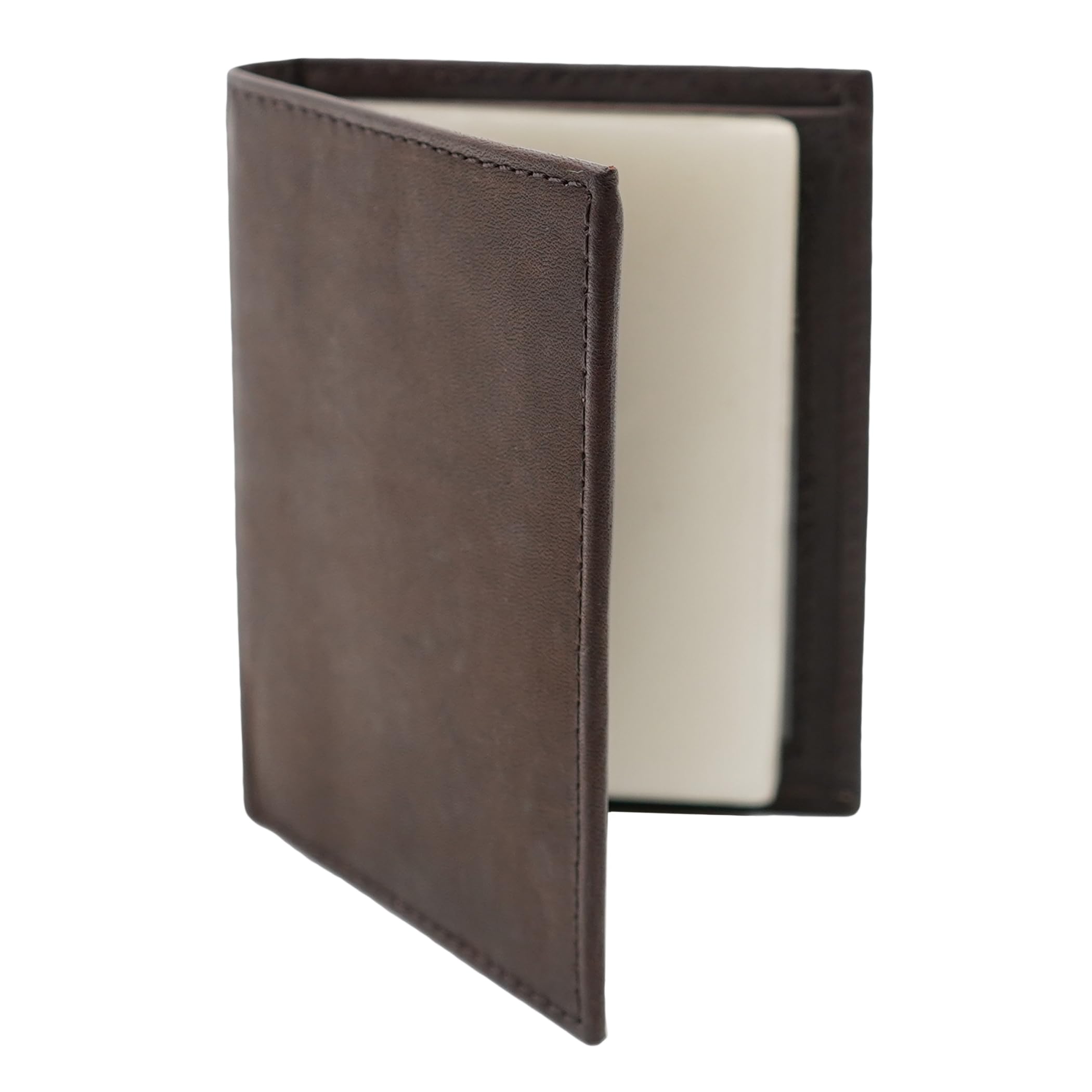 AG Wallets Leather Multi Credit Card Holder and Wallet With Insert Sleeves (Brown RFID)