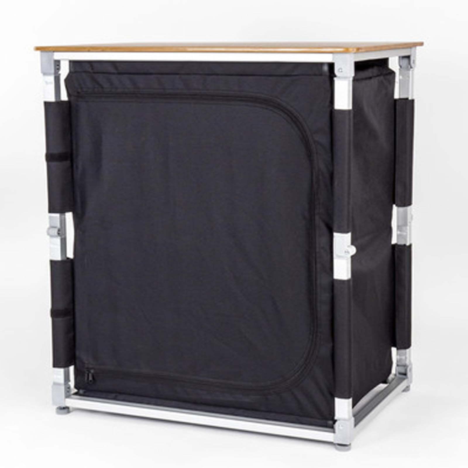Campingküche Bamboo Quick MINI Campingschrank Mobile Camping Küche faltbar Reiseküche Küchenbox