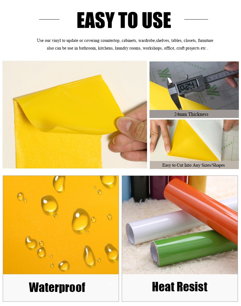 Liveinu Plakfolie, keukenkast, pvc, behang, keuken
