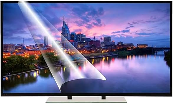 Matte Anti Glare Film for TV, TV Screen Protective Film Out Blue Light Anti Reflection Screen Filter Relieve Eye Strain for LCD Display58 inch 1269x721mm