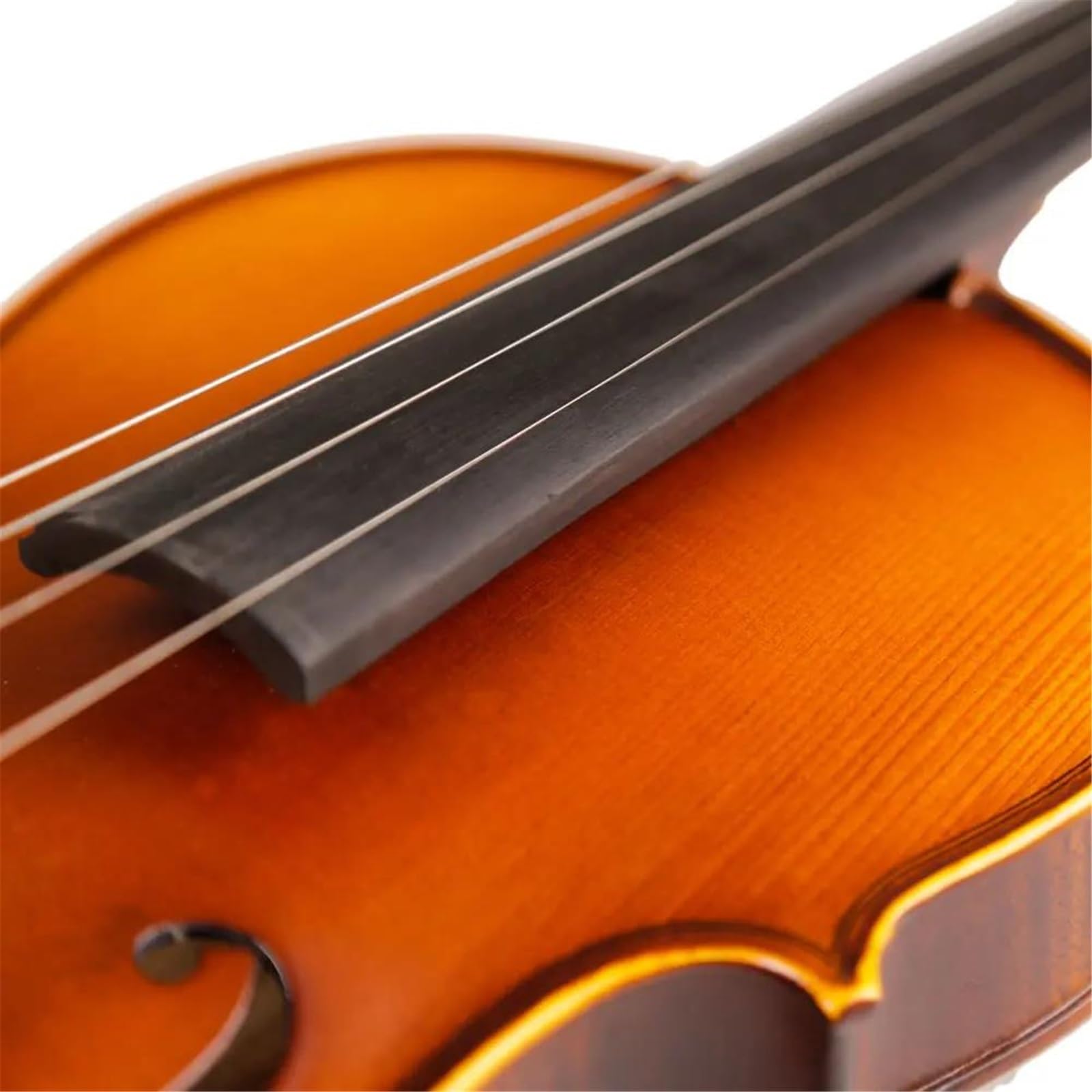Violino Violino Acustico In Legno Massello Strumento A Grandezza Naturale Con Fondo In Legno Massello Di Acero A Strisce Naturali Violino Fatto A Mano(3/4)