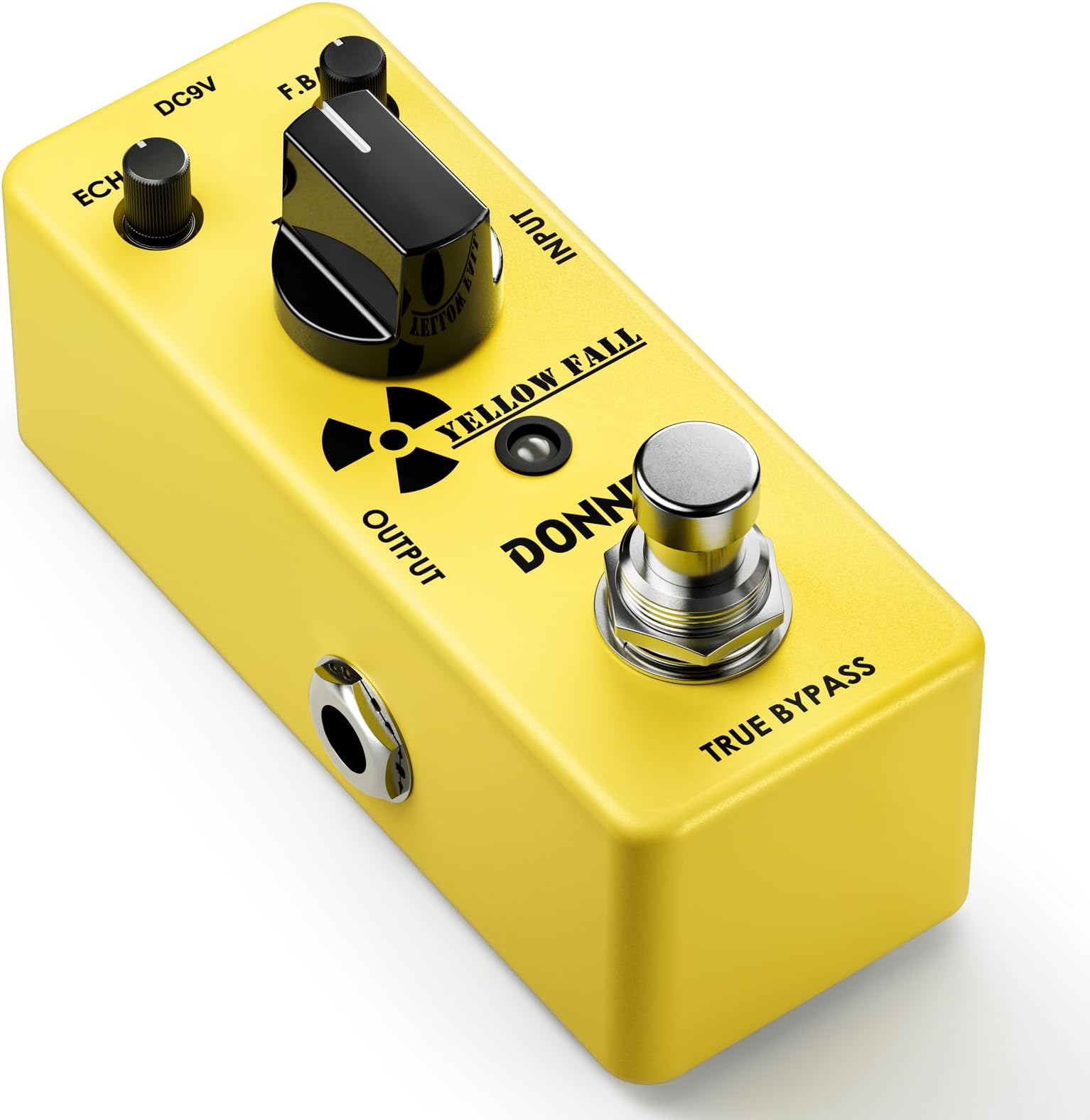 Donner Yellow Fall Delay Guitar Effect Pedal Mini Compact Size True Bypass