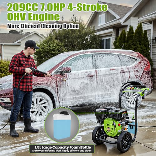 3200 PSI Pressure Washer Gas Powered