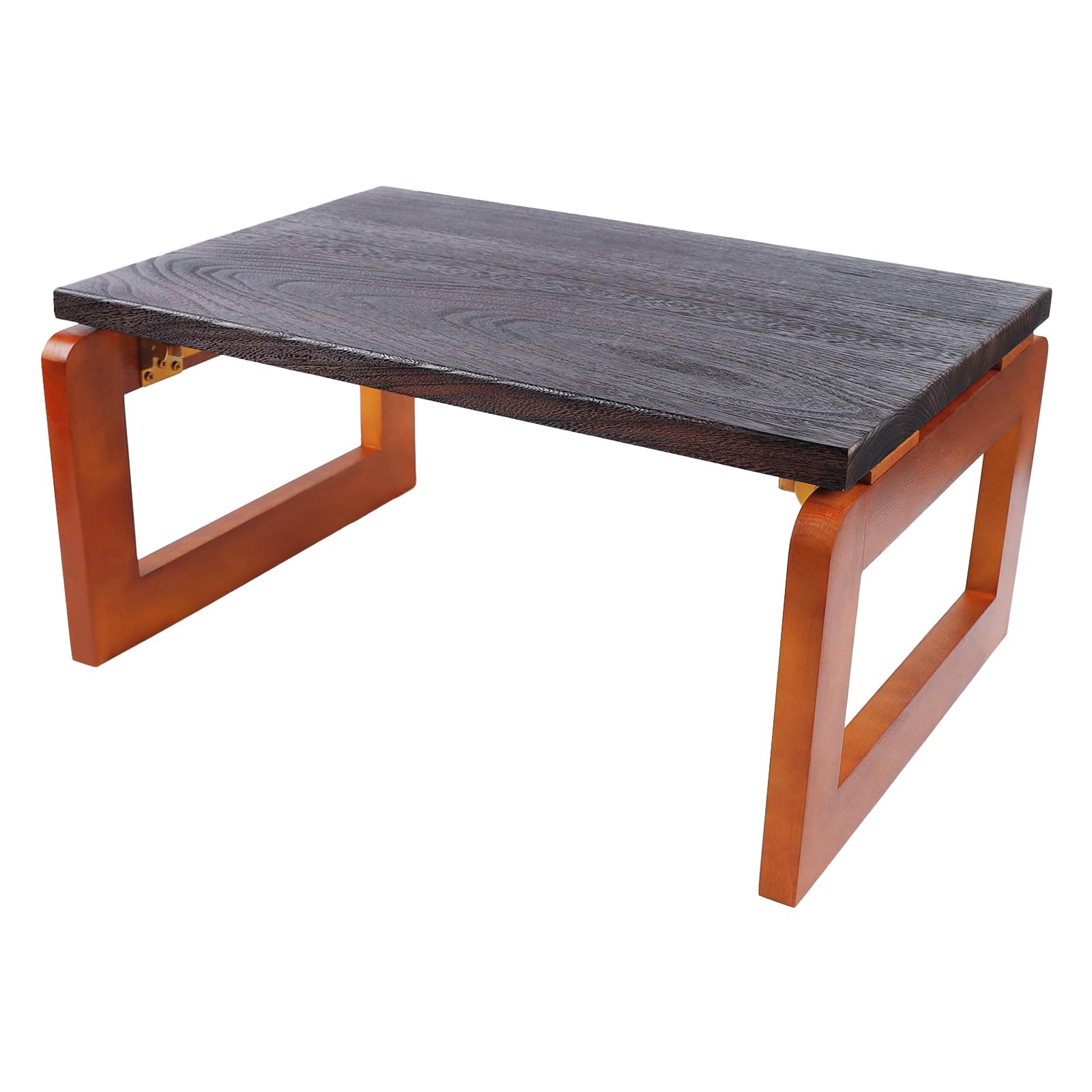 Folding Coffee Table Bamboo Small Table Bamboo Foldable Floor Desk Portable Sturdy Floor Table Desk for Sitting on