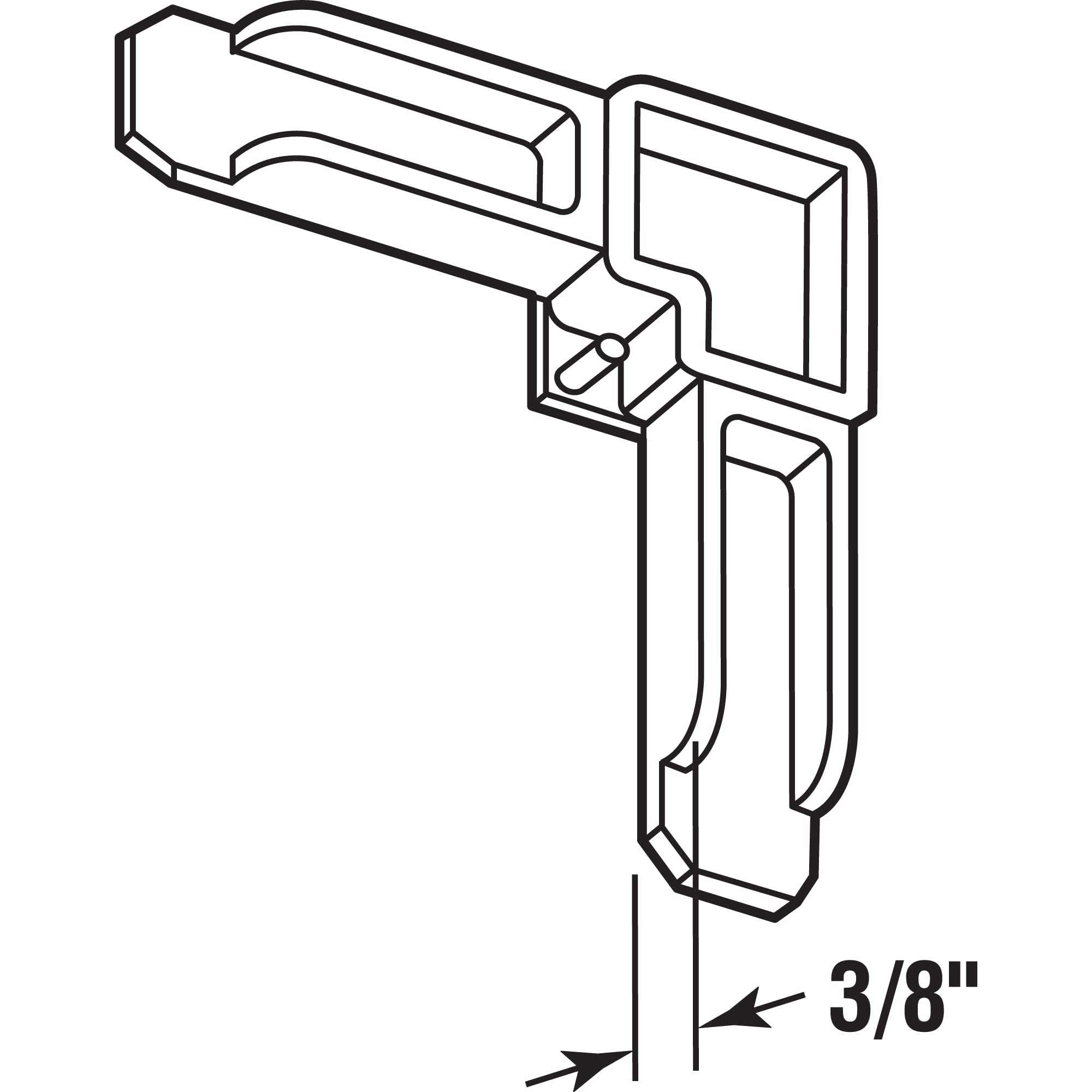 Prime-Line PL 7721 Screen Frame Corners – 3/8" X 3/4" Gray Plastic, Square-Cut Design For Easy Window Screen Repair