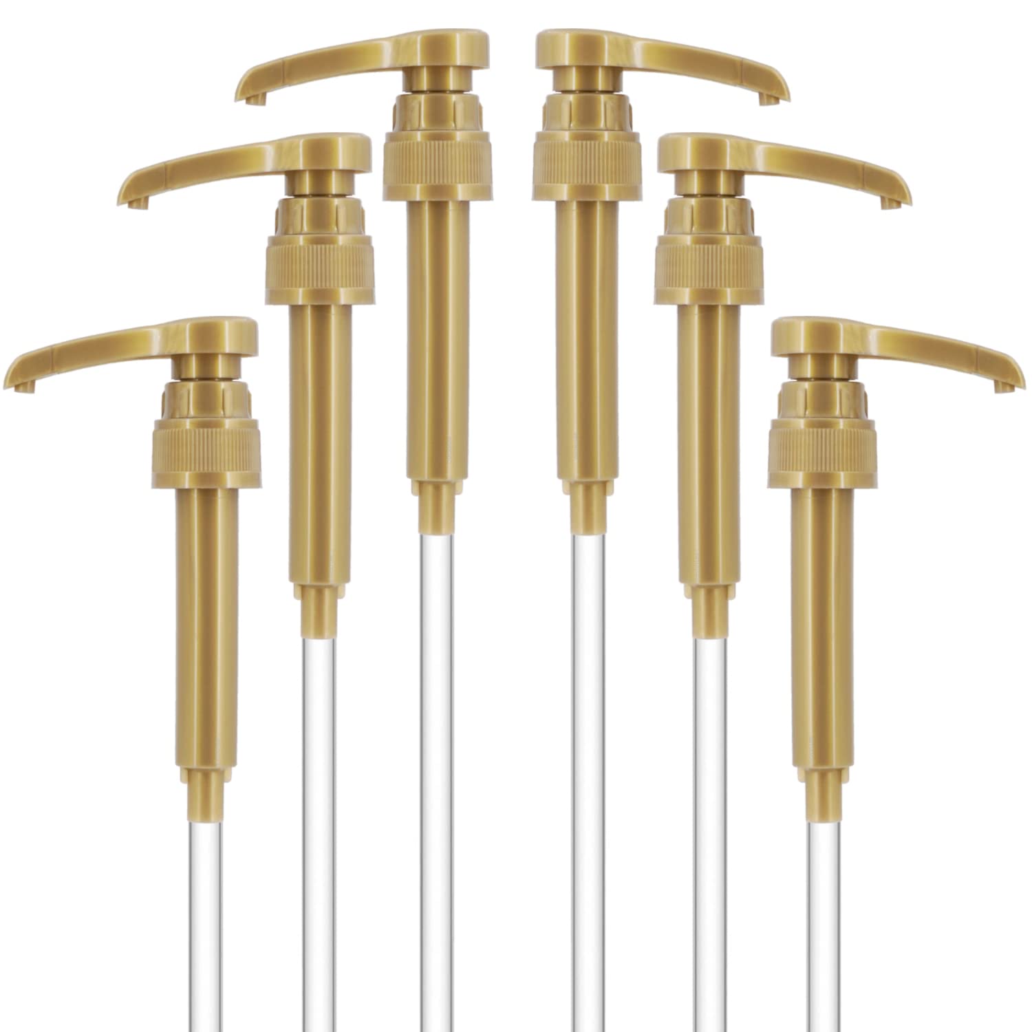 COODUM 6 Packs Coffee Syrup Pump Fits 750Ml Torani, DaVinci