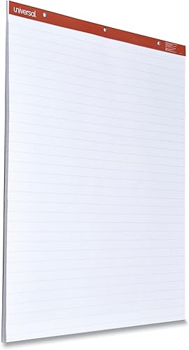 Miniatura 5 de Universal 35601 Almohadillas de caballete recicladas, regla tenue, 27 x 34, blanco, 50 hojas (caja de 2)