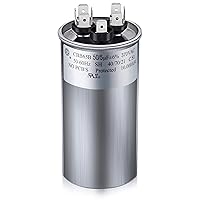 Vista 17 de 70/5 MFD uF 370/440V CBB65 Condensador redondo de funcionamiento dual para motor de CA, condensador HVAC, repuesto de aire acondicionado, bomba