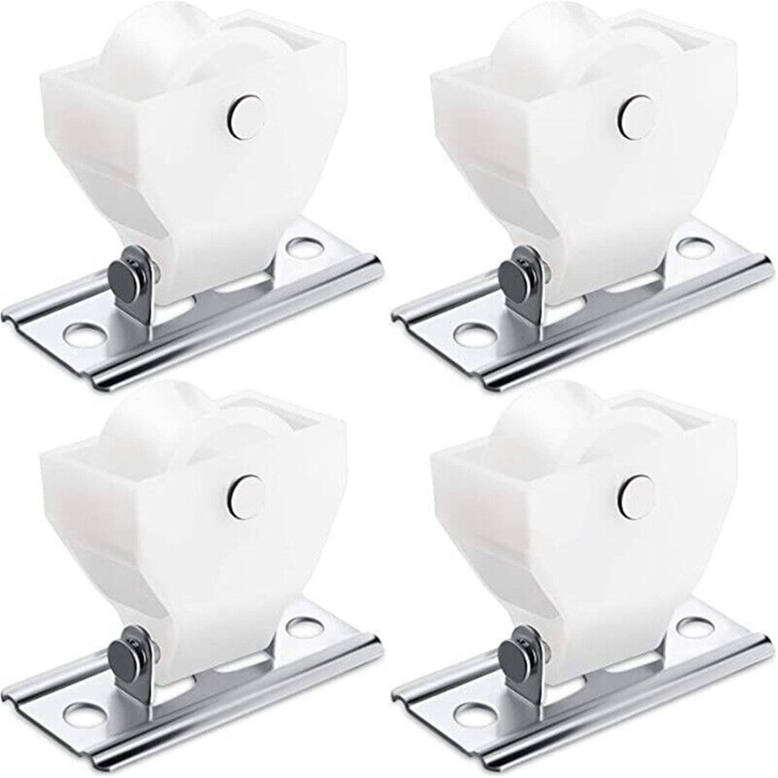 Curtain Track Gliders 4 Pcs Cord Lock Mechanism Roller Blind Curtain Pulley Parts Tracks Gliders For Pom Accessories