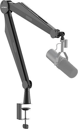 IXTECH Brazo de micrófono con brazo para micrófono Blue Yeti Shure Sm7b Hyperx QuadCast Rode At2020 y soporte de micrófono Fifine para juegos