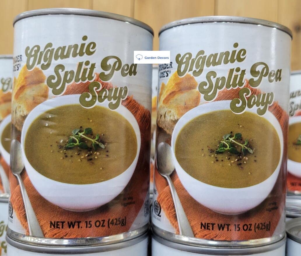 Trader Joe’s Organic Split Pea Soup 15oz 425g (Two Cans