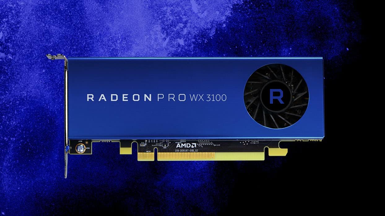 Scheda grafica AMD Radeon Pro WX3100 - 4GB GDDR5, PCIe 3.0, 1x DisplayPort, 2xMini-DisplayPorts Scheda grafica AMD Radeon Pro WX3100 - 4GB GDDR5, PCIe 3.0, 1x DisplayPort, 2xMini-DisplayPorts